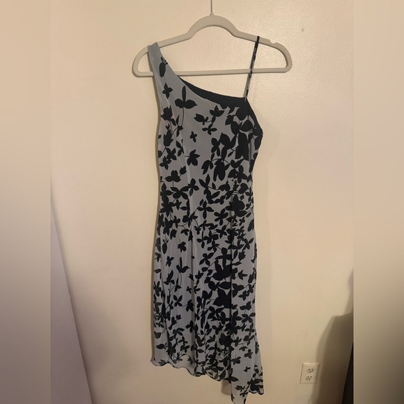B. Moss Vintage 90s Feminine Spring Unique Neckline Floral Midi Dress NWT Size 8 - Picture 4 of 7
